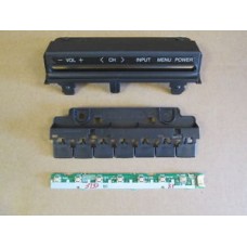 Sharp LC-80UQ17U Keyboard with Plastic Cover DUNTKF800FM54 NF800WJZZ KF800